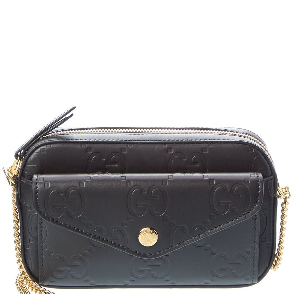 Gucci Super Mini Leather Shoulder Bag